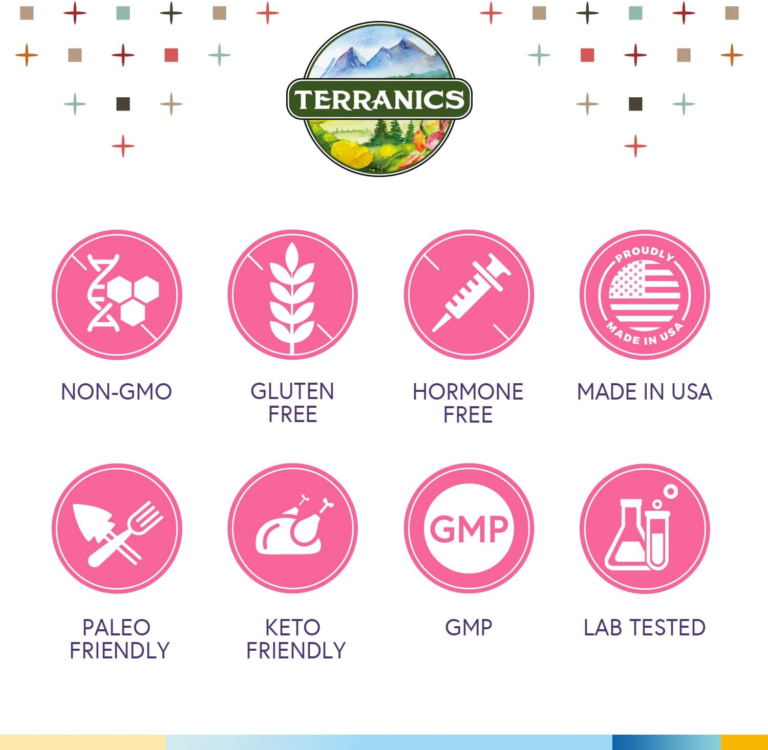 Terranics Women's Daily Probiotics - 200 Billion CFU, 32 Strains, Cranberry & Prebiotics - Balance Vaginal Flora & pH - Delayed Release, Shelf Stable - 60 Vegan Capsules