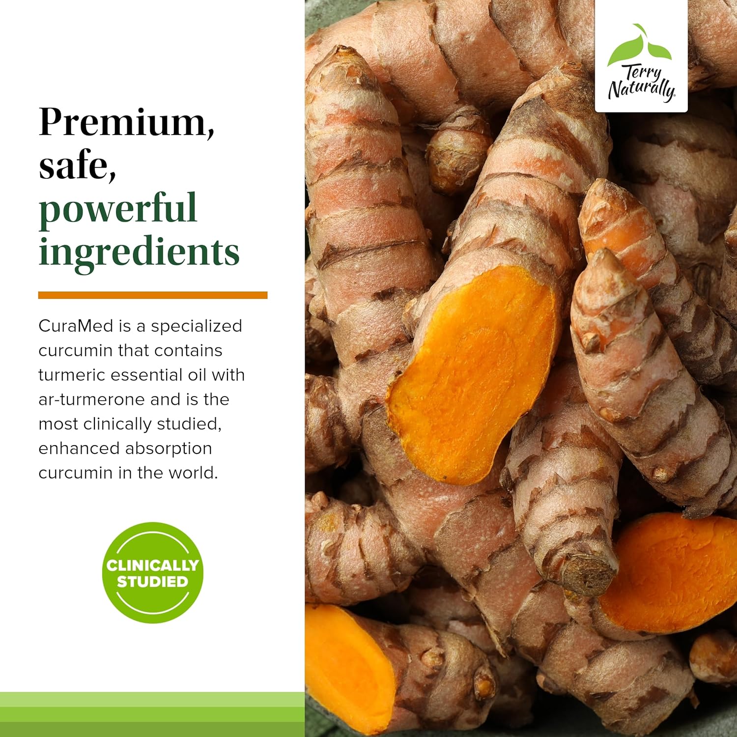 Terry Naturally CuraMed 750 mg Curcumin Complex Softgels - Pack of 2 - Superior BCM-95 Absorption - Non-GMO, Gluten Free - 60 Servings