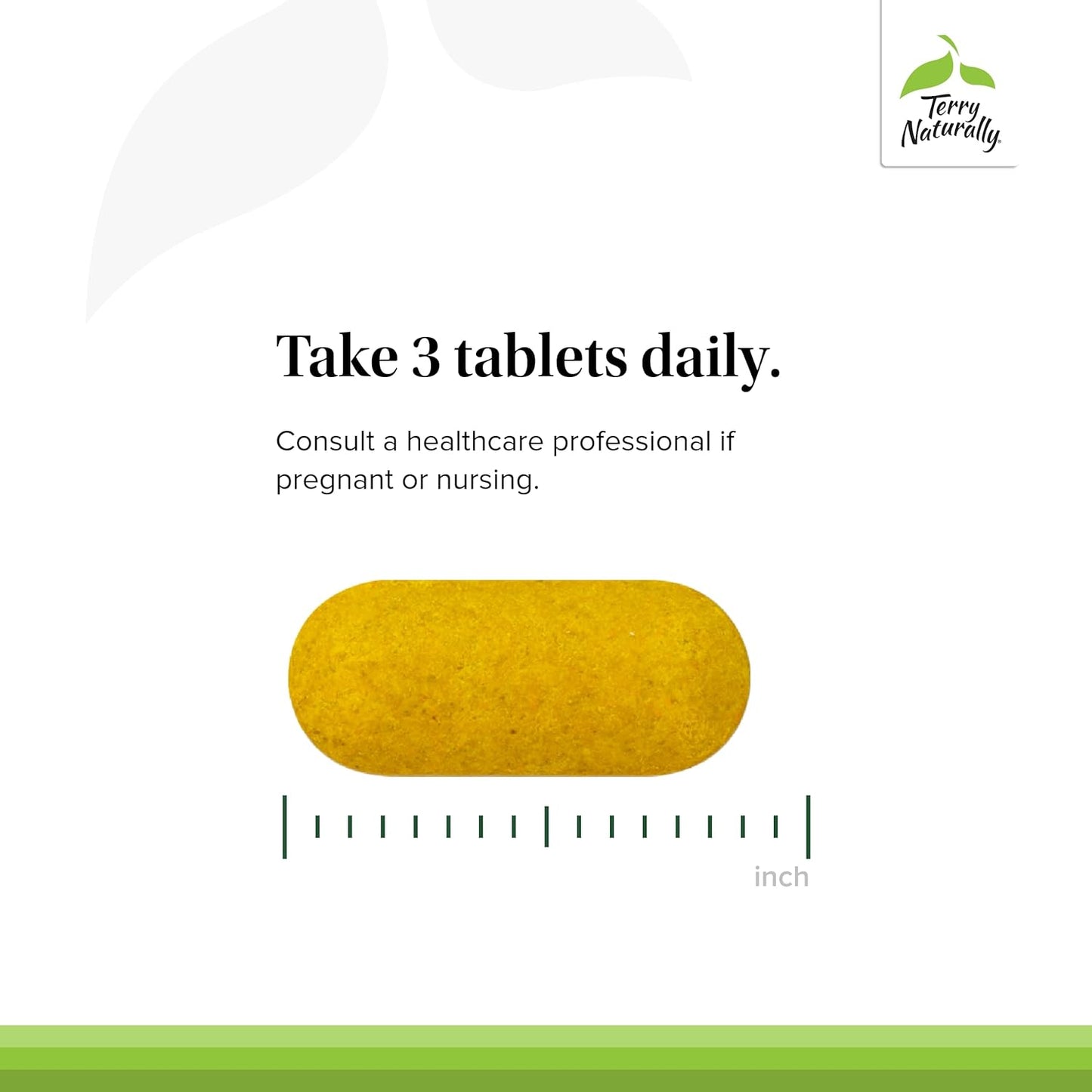 Terry Naturally Curamin Headache Tablets - Travel Size with Curcumin & Boswellia - Non-GMO, Vegan, Gluten Free - 7 Servings