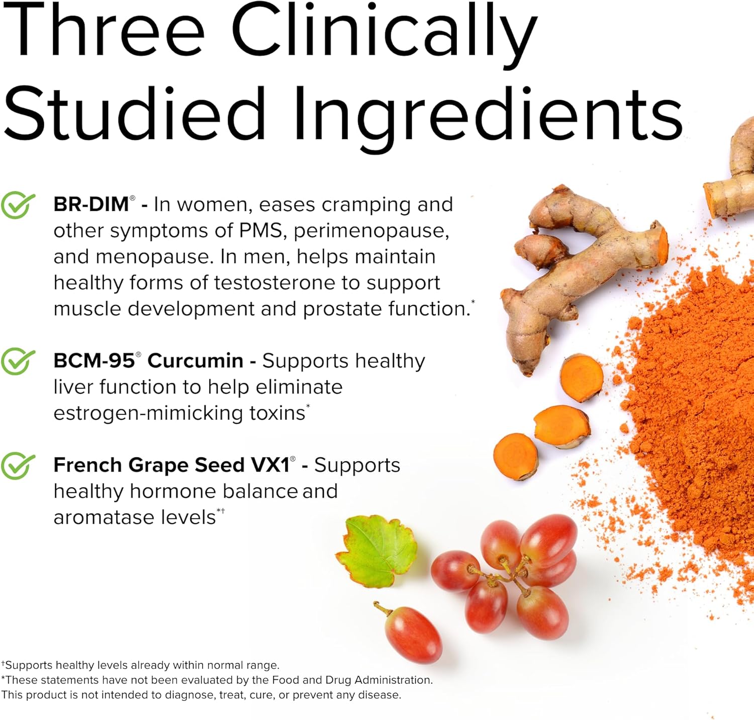 Terry Naturally DIM Complex Capsules - Pack of 2 - Hormone Balance Support with BCM-95 Curcumin - Non-GMO, Vegan, Gluten Free - 60 Servings