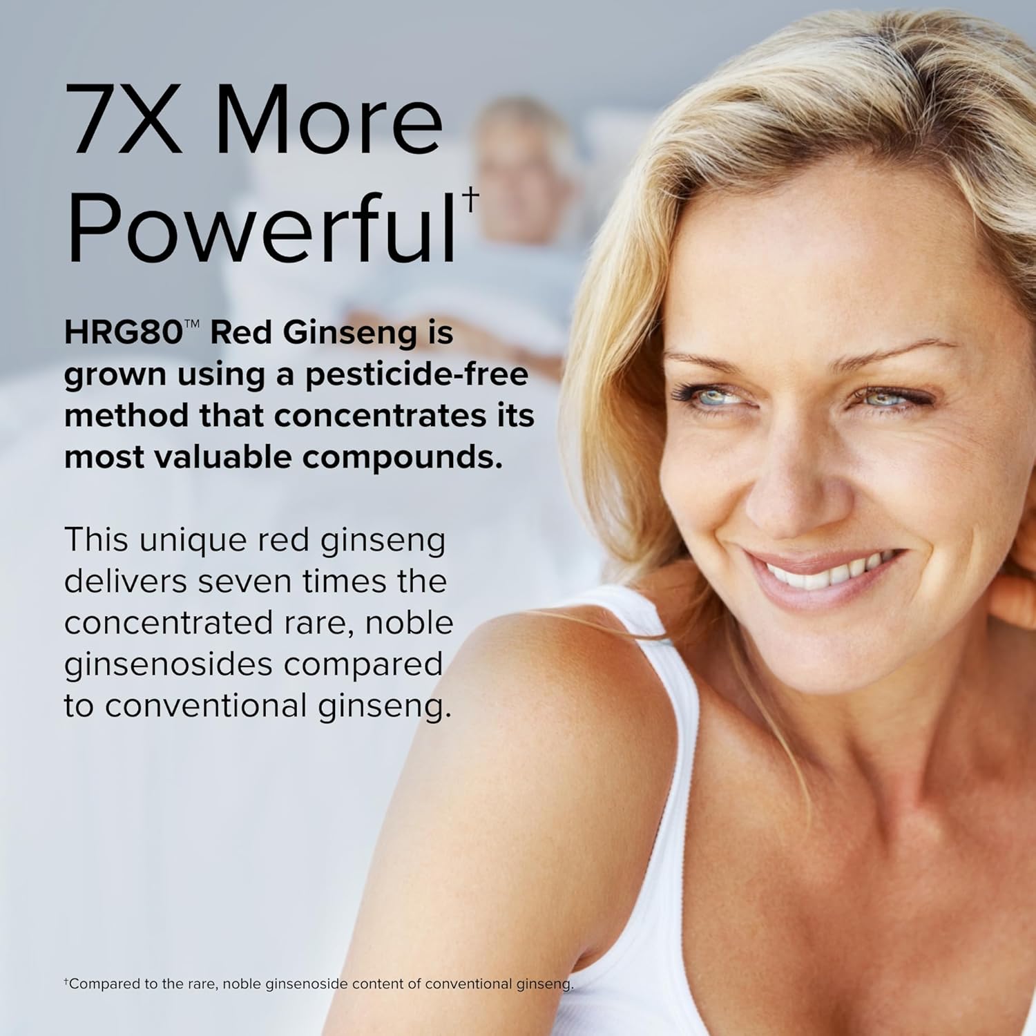 Terry Naturally HRG80 Red Ginseng Female Sexual Enhancement - Dietary Supplement for Energy & Vitality - Supports Circulation and Endurance - With Ashwagandha, Red Ginseng, and Zinc - 48 Caps