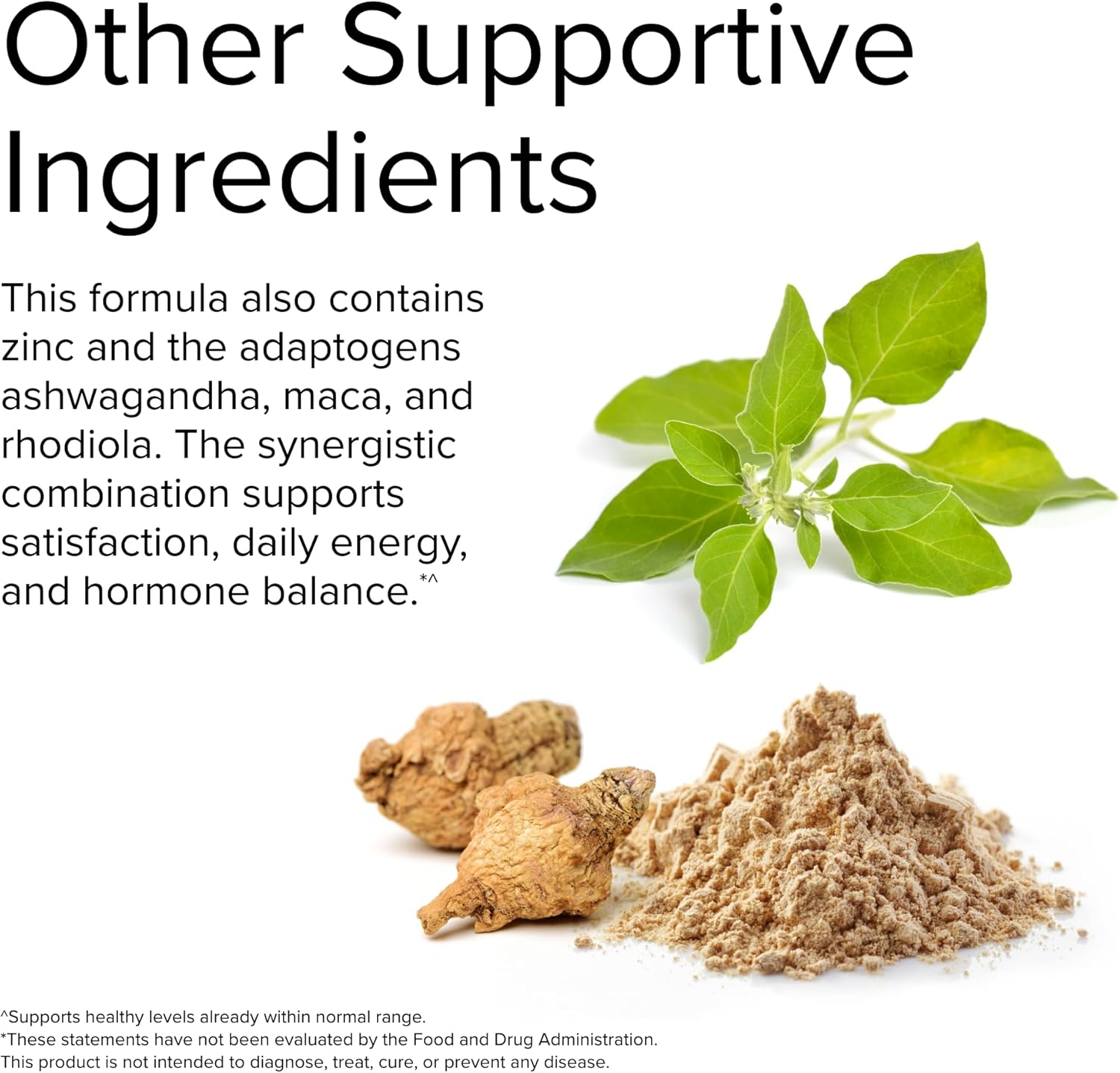 Terry Naturally HRG80 Red Ginseng Female Sexual Enhancement - Dietary Supplement for Energy & Vitality - Supports Circulation and Endurance - With Ashwagandha, Red Ginseng, and Zinc - 48 Caps