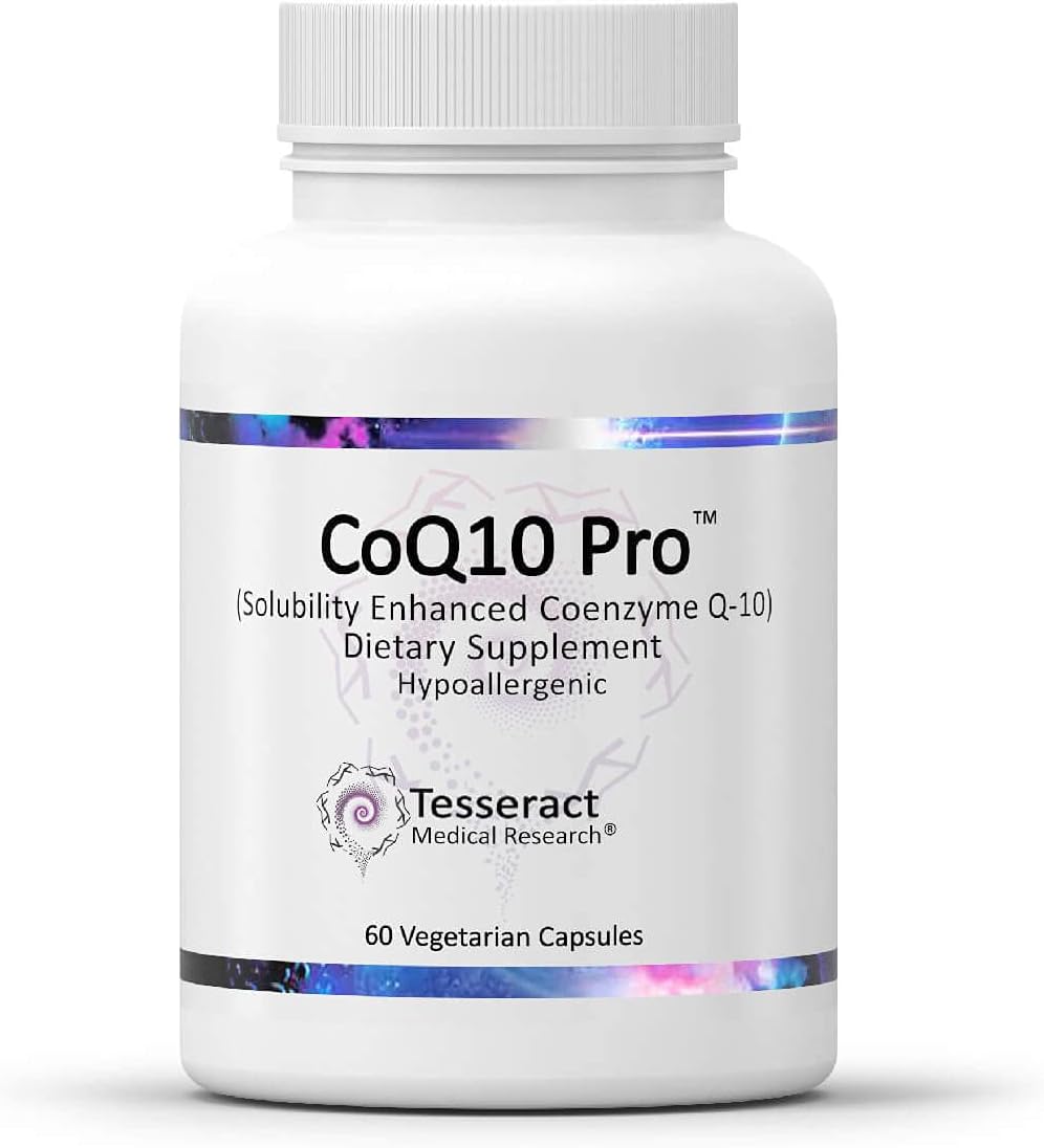 Tesseract Medical Research Vitality Boost Joint Support Supplement with Coenzyme Q10 Antioxidant for Optimal Health