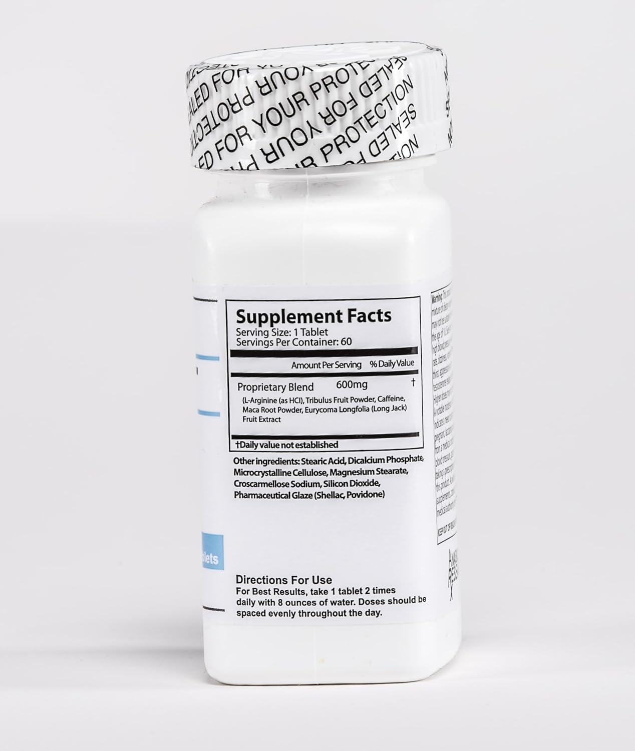 Test-600x Anabolic Research Testosterone & Muscle Growth Formula - 60 Tablets - 1 Month Supply