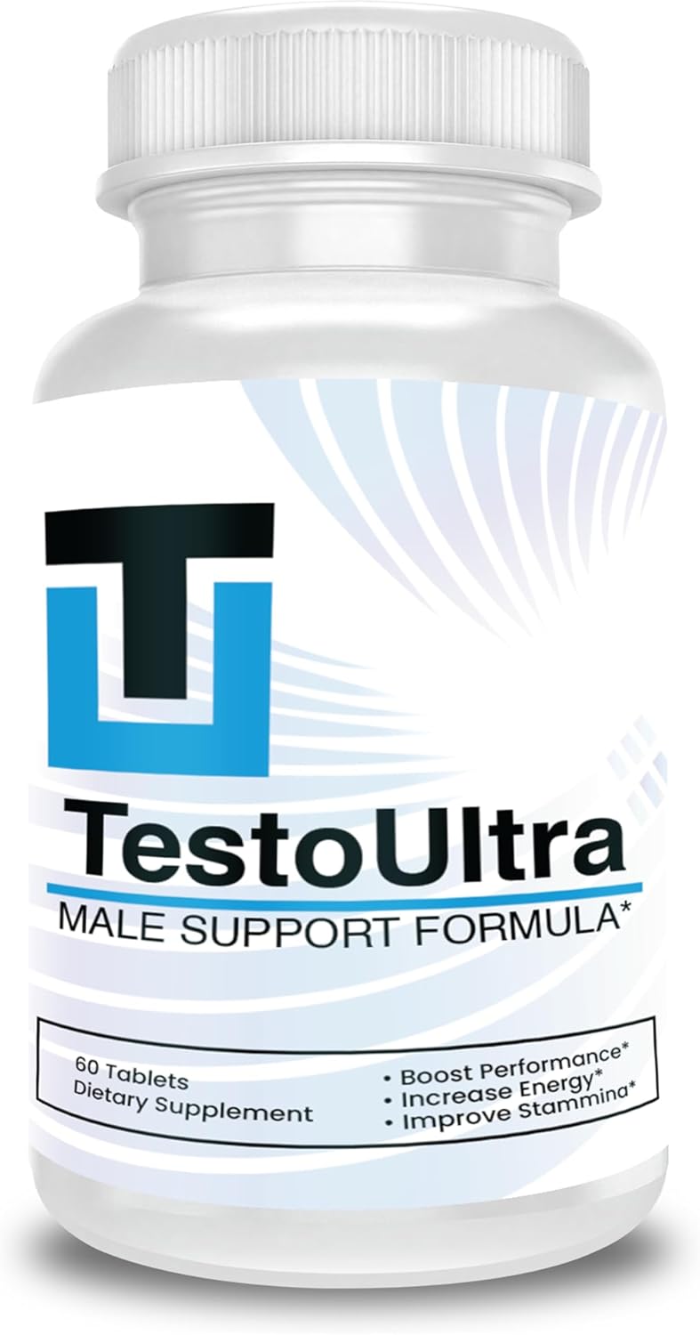 Testo Ultra Men's Testosterone Enhancer - 60 Count Max Strength Formula