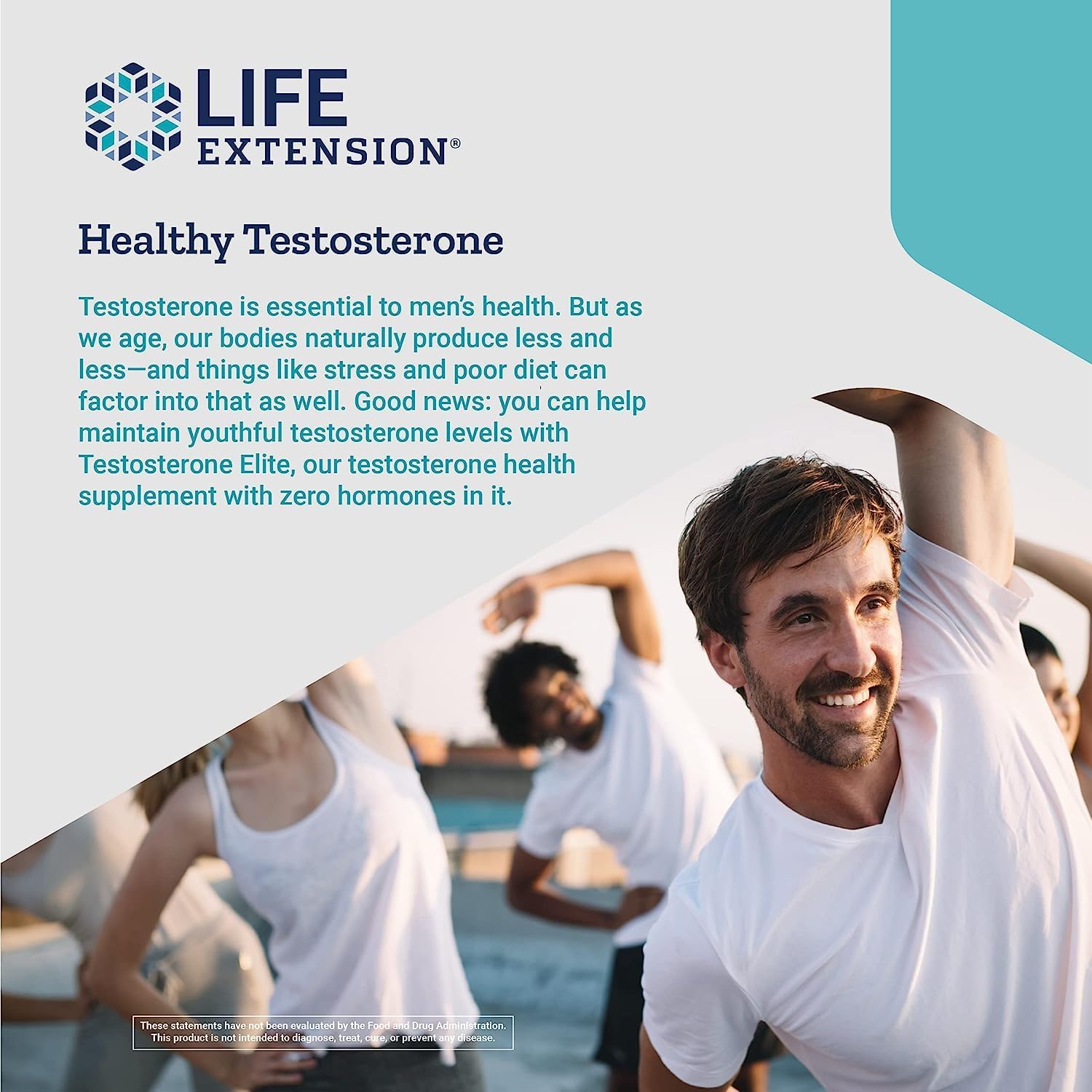 Testosterone Elite Supplement for Men - Supports Testosterone Production with Luteolin, Pomegranate, and Cacao Seed Extract - 30 Capsules