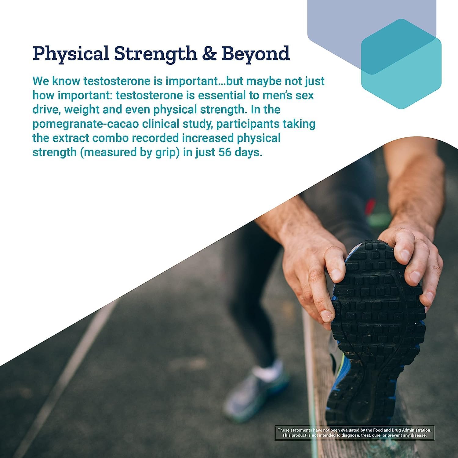 Testosterone Elite Supplement for Men - Supports Testosterone Production with Luteolin, Pomegranate, and Cacao Seed Extract - 30 Capsules