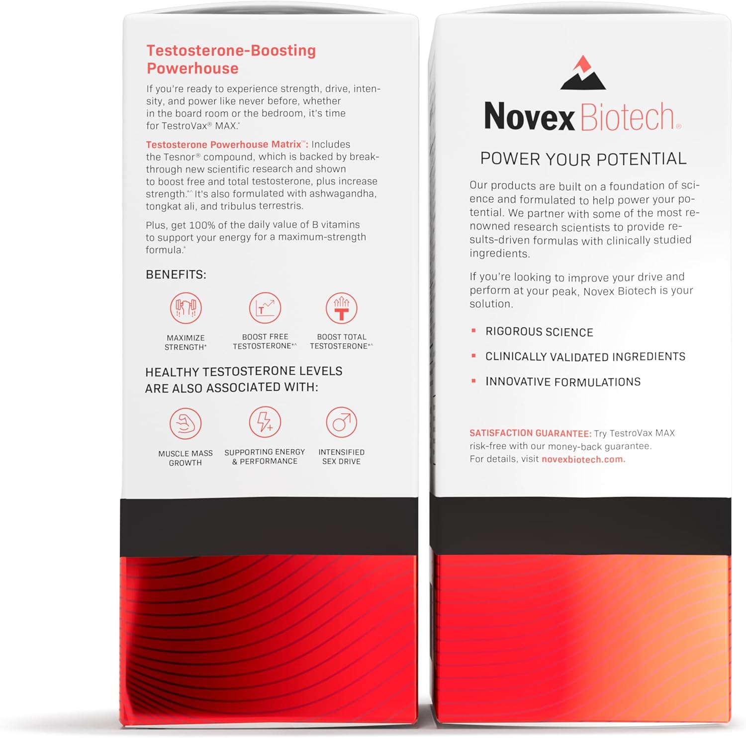 TestroVax MAX Daily Testosterone Multivitamin Supplement - Boost Testosterone & Strength - 60 Ct, 30-Day Supply