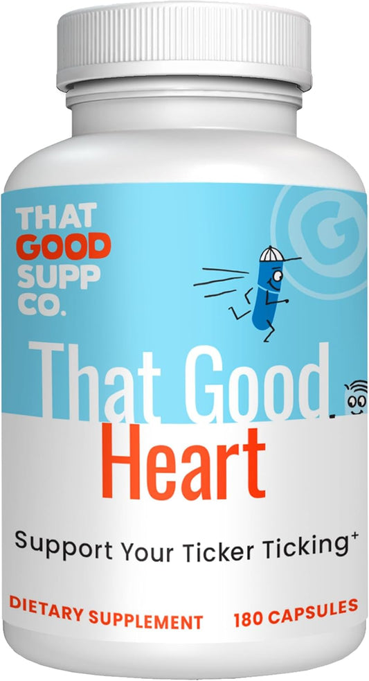 That Good Heart CoQ10 Nutritional Supplement - Supports General Health & Blood Circulation - Made in USA - Men & Women's Health Formula