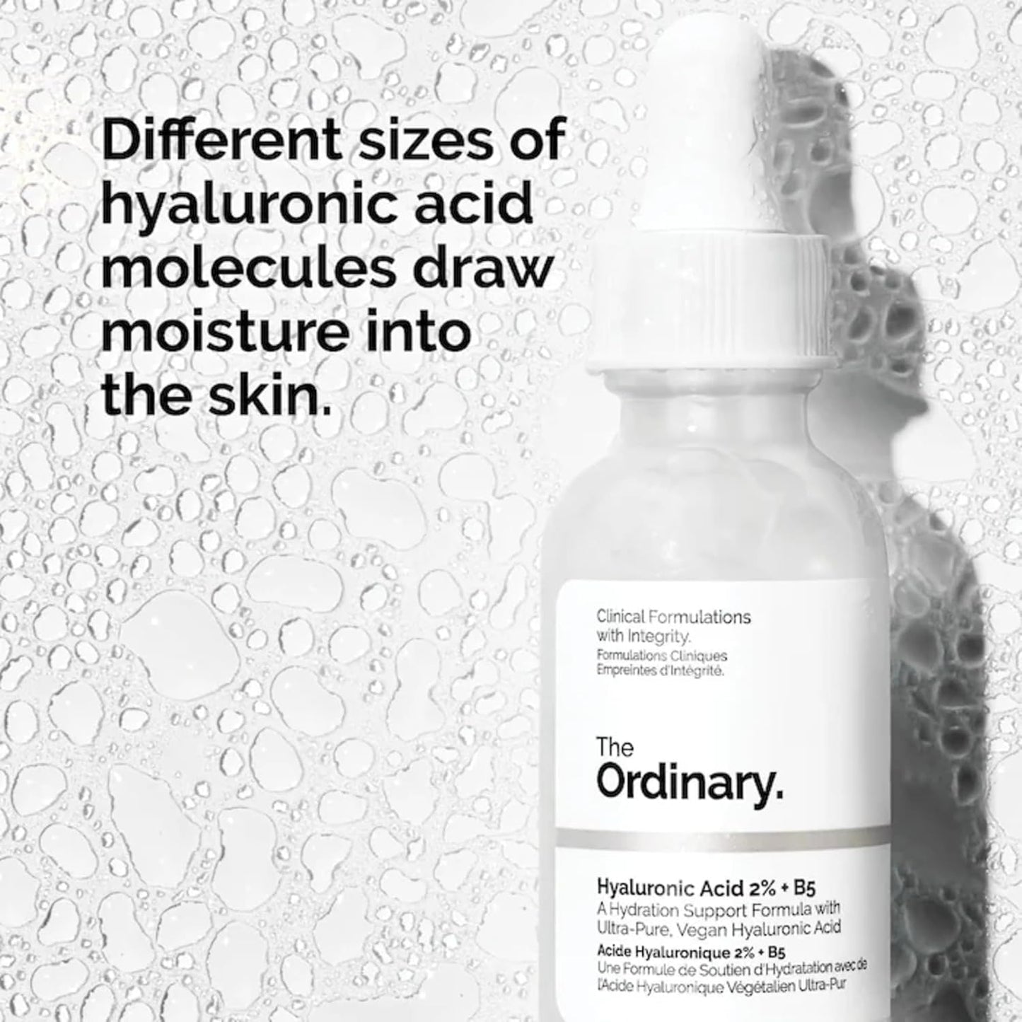 The Ordinary Hyaluronic Acid 2% + B5 Hydration Support Formula 30ml - Skin Moisturizing Solution