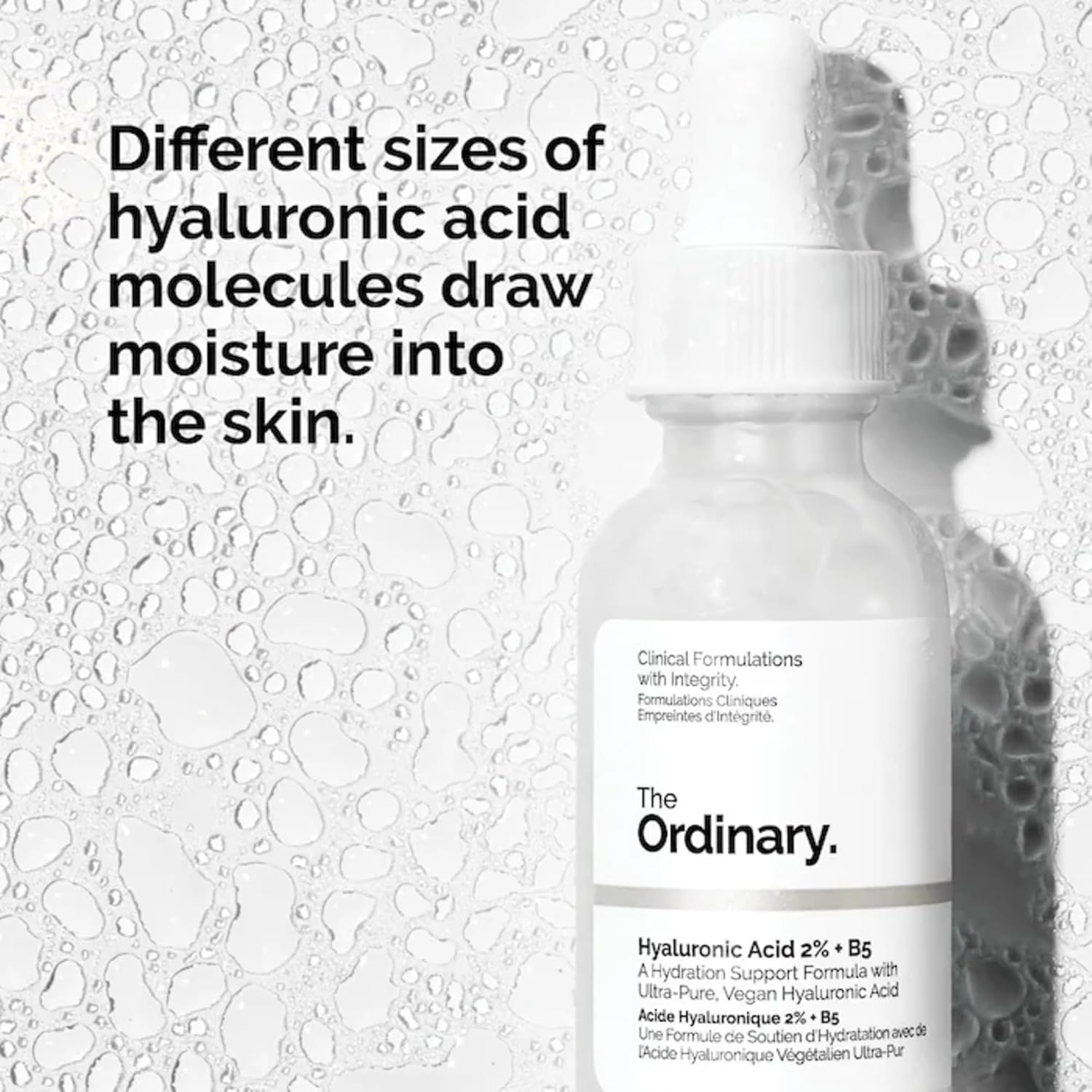The Ordinary Hyaluronic Acid 2% + B5 Hydration Support Formula 30ml - Skin Moisturizing Solution