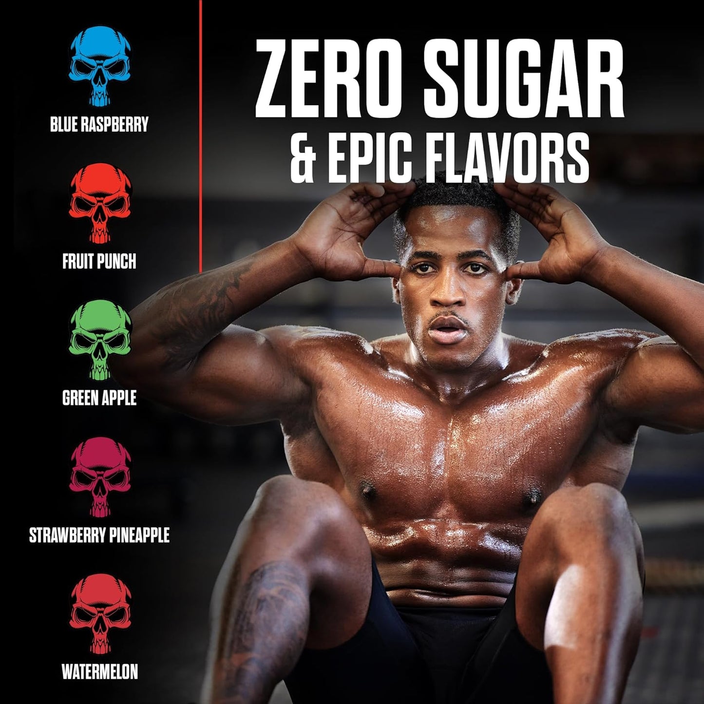 The Shadow Preworkout: Strawberry Pineapple Flavor, 350mg Caffeine for Enhanced Energy and Focus - 30 Servings for Men & Women