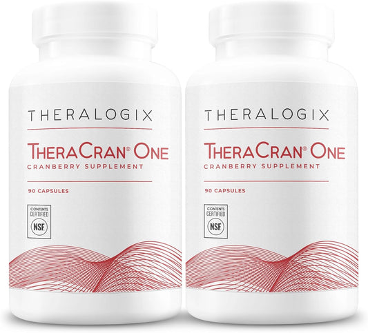 Theralogix TheraCran One Cranberry Capsules - 180-Day Supply - Urinary Tract Health Supplement - 36mg PACs - NSF Certified - 180 Count