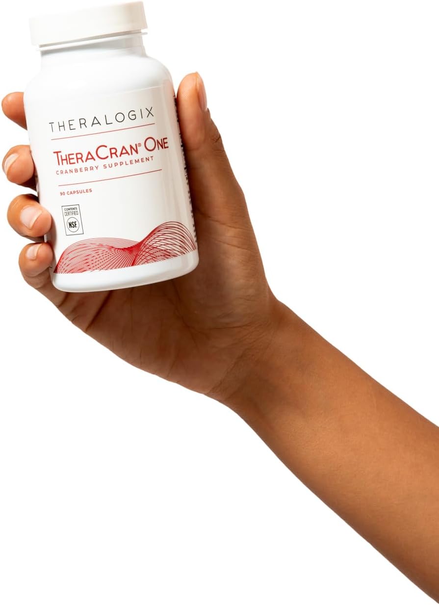 Theralogix TheraCran One Cranberry Capsules - 180-Day Supply - Urinary Tract Health Supplement - 36mg PACs - NSF Certified - 180 Count