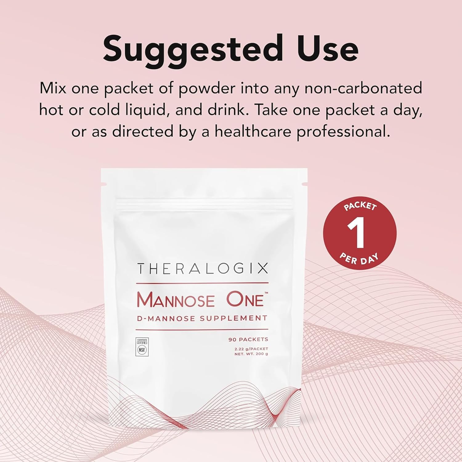 Theralogix TheraCran One + Mannose One Bundle - 90 Count Capsules & 7.05 Ounce Powder (Pack of 2)
