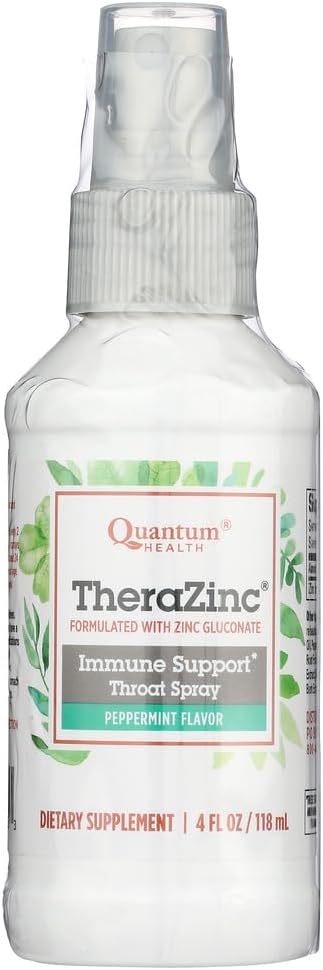 TheraZinc Spray by Quantum Health - 4 Ounce, Pack of 2 - Immune Support Spray