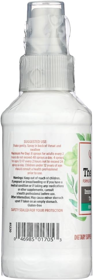 TheraZinc Spray by Quantum Health - 4 Ounce, Pack of 2 - Immune Support Spray