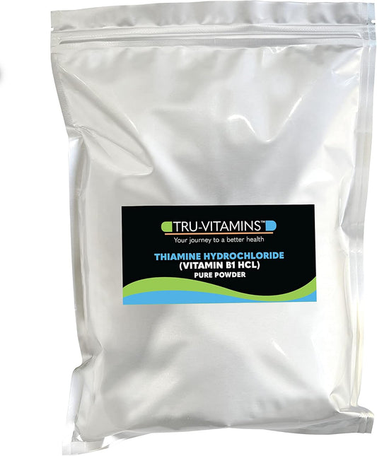 Thiamine Hydrochloride (Vitamin B1) Pure Powder - 1kg (2.2 lb.) - EZ BUILDER