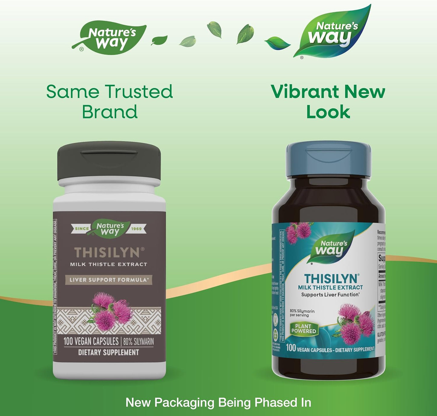 Thisilyn Milk Thistle Extract Capsules - Supports Liver Function, Vegan, 100ct