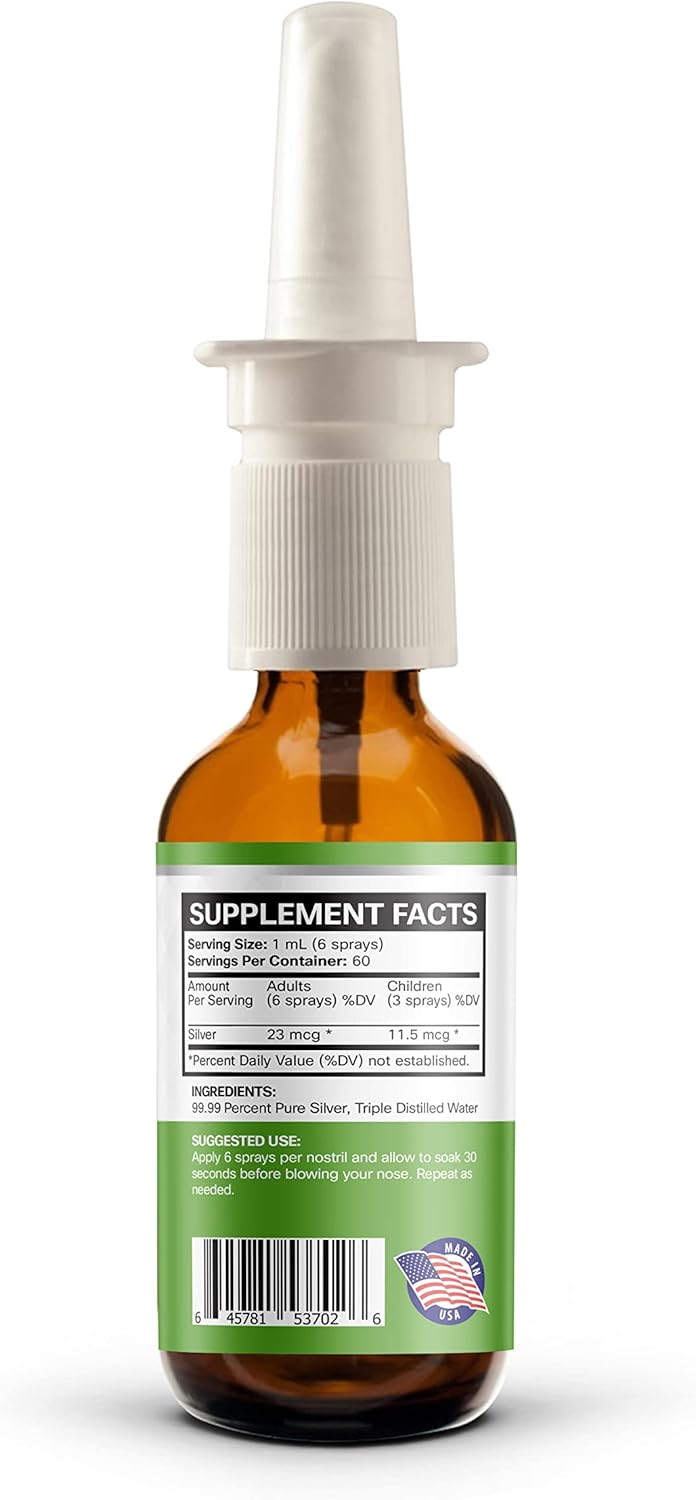 Thrive Labs ProSILVER Ionic Colloidal Silver Liquid 20 PPM Bio-Active Immune Support Spray