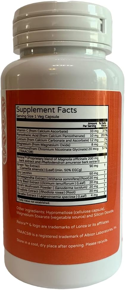 Thrivetality Nutriscience Adrenal ADAPTIV Cortisol Support Formula with Adaptogen Blend of RELORA, Ashwagandha, and Rhodiola - Physician Formulated and Clinically Proven