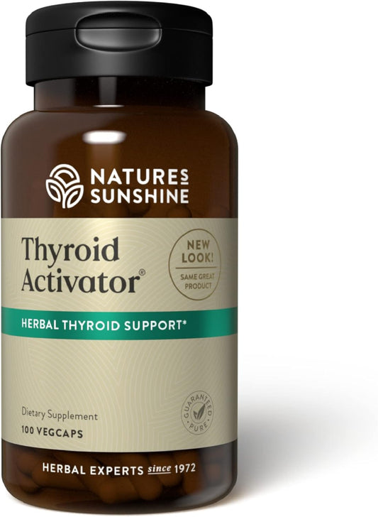 Thyroid Activator Supplement - Natural Support for Thyroid Health - 100 Capsules