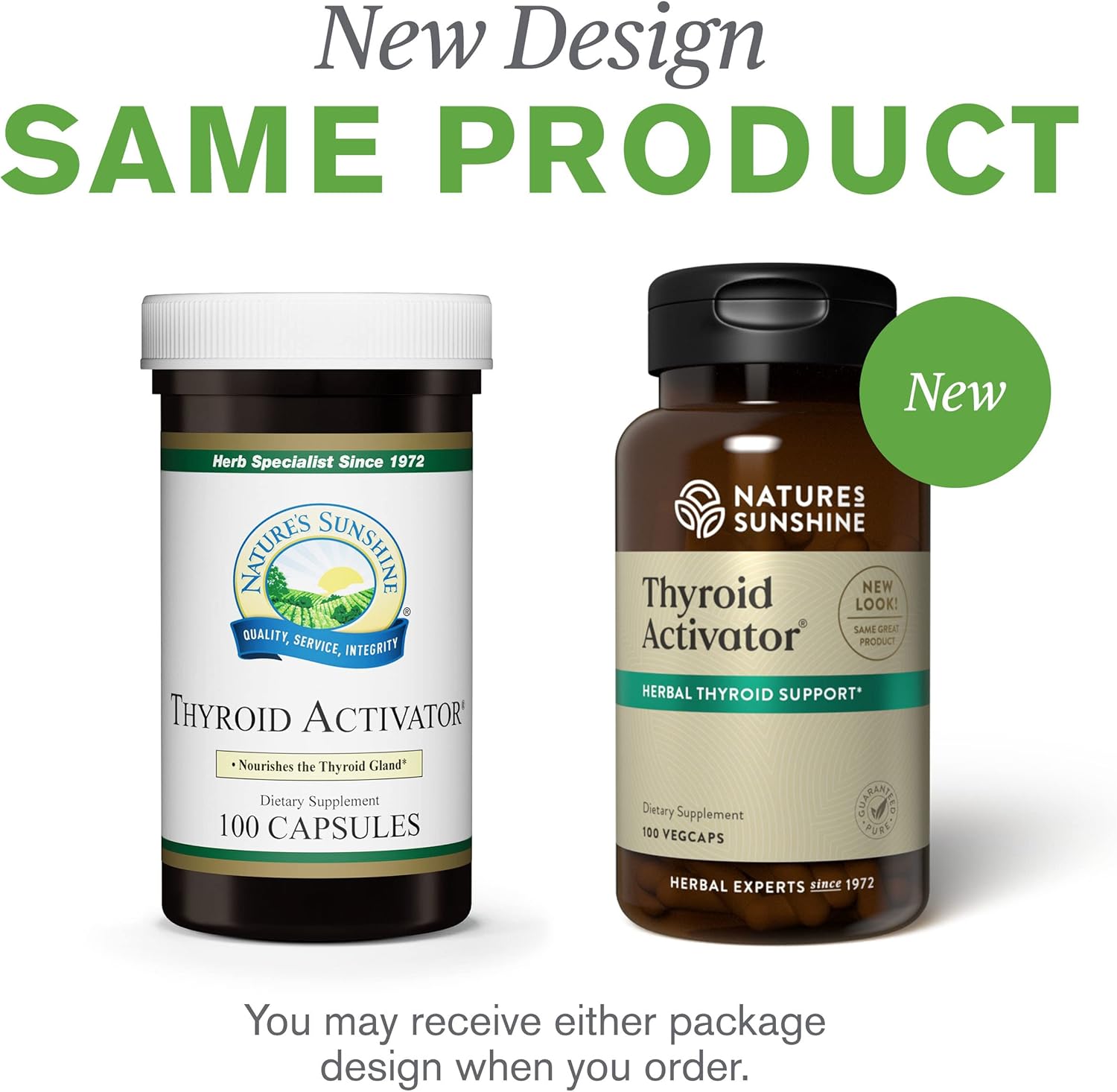 Thyroid Activator Supplement - Natural Support for Thyroid Health - 100 Capsules