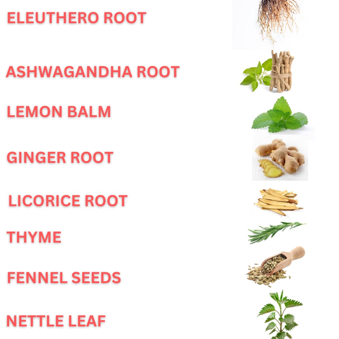 Thyroid Balance Support Herbal Tea with 8 Functional Herbs - 35 Tea Bags for Thyroid Health