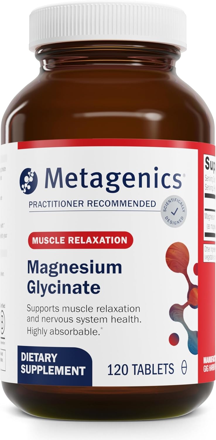 Thyroid Health and Nervous System Support Bundle - Metagenics Thyrosol & Magnesium Glycinate - 90 Thyrosol Tablets, 120 Magnesium Glycinate Tablets