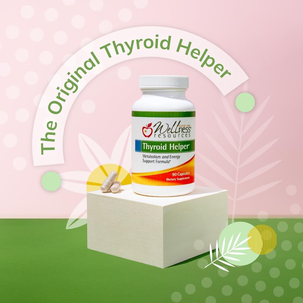 Thyroid Helper Supplement - Boost Metabolism, Energy, and Thyroid Health (180 Capsules)