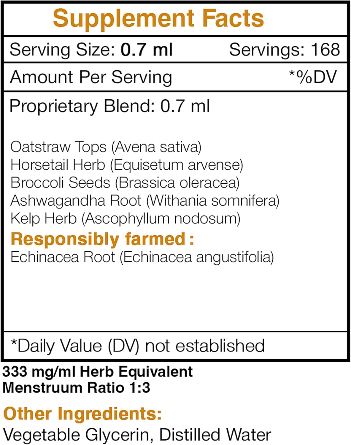 Thyroid Support Herbal Supplement Blend Drops - Alcohol-Free Liquid Extract (4 fl oz) by Secrets of the Tribe