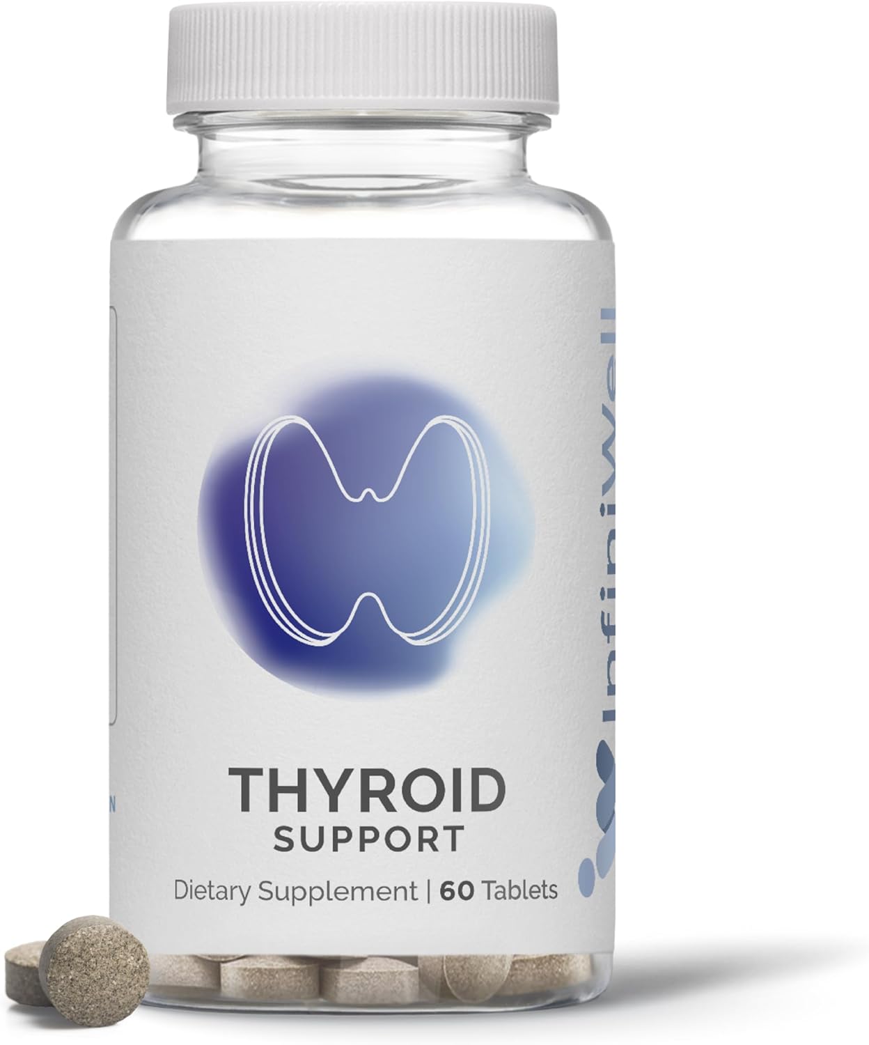 Thyroid Support Supplement for Hyperthyroidism & Hypothyroidism - Hormone & Adrenal Support with Selenium & Iodine - 60 Tablets