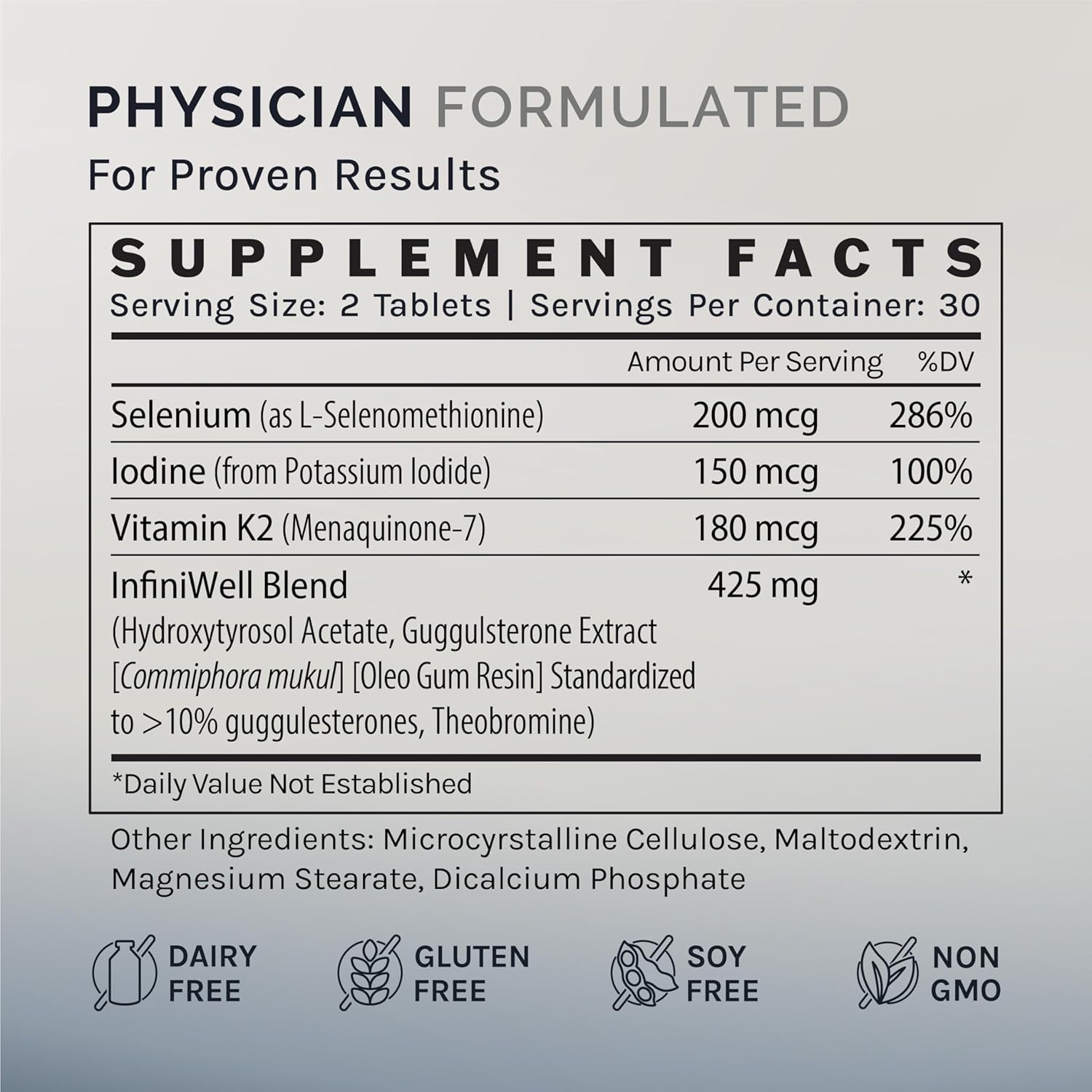 Thyroid Support Supplement for Hyperthyroidism & Hypothyroidism - Hormone & Adrenal Support with Selenium & Iodine - 60 Tablets