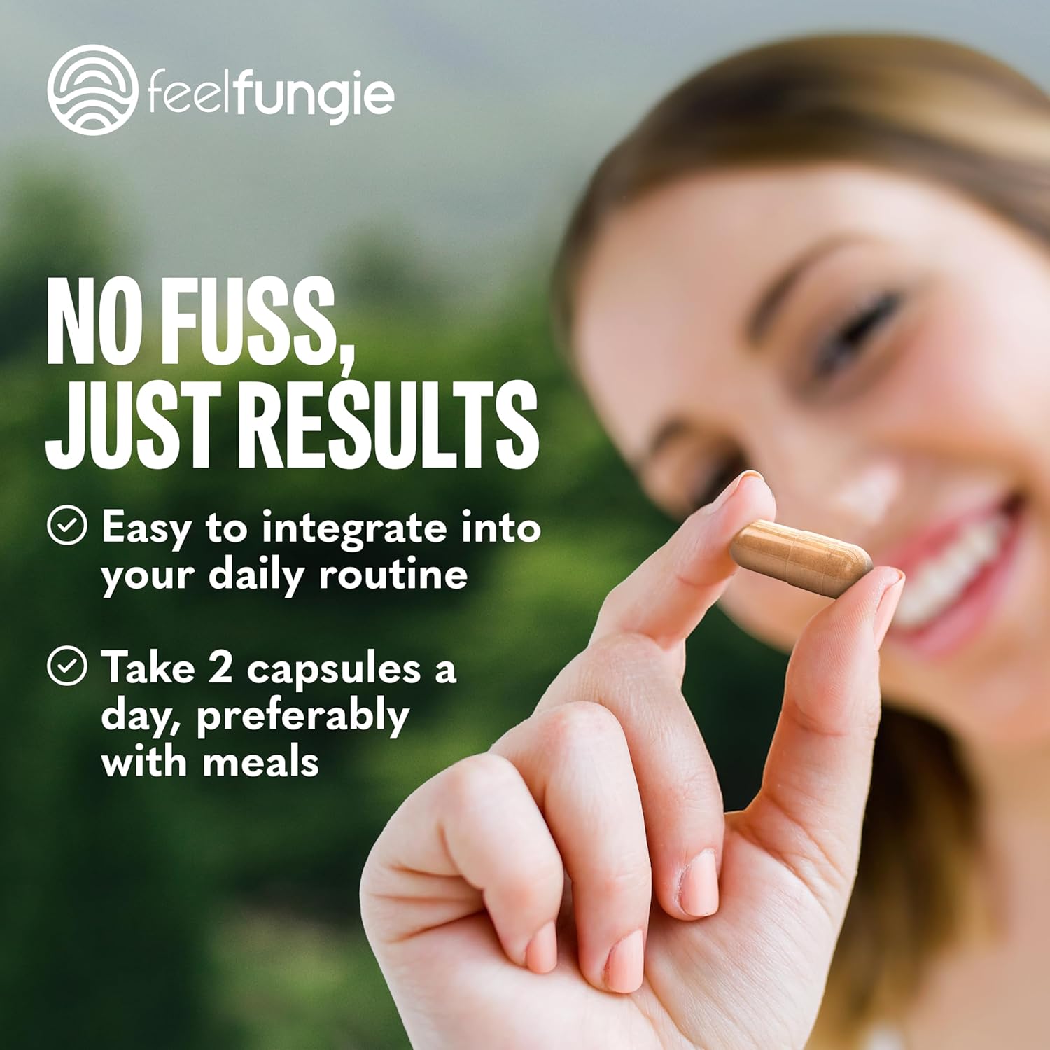 Tiger Milk Mushroom Supplement for Hair Growth, Immune Support, Gut Health, Cognitive Focus, and Skin Clarity