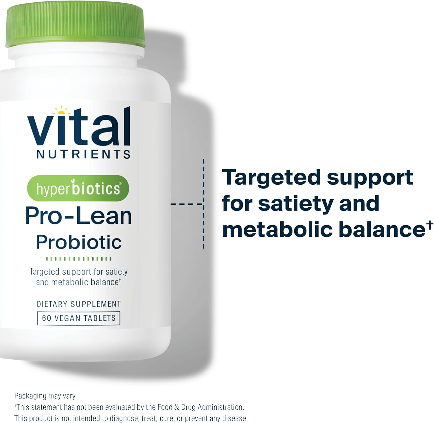 Time-Released Vegan Probiotics with Prebiotics for Digestive Health and Metabolism Support | Gluten, Dairy, Soy Free | 60 Tablets