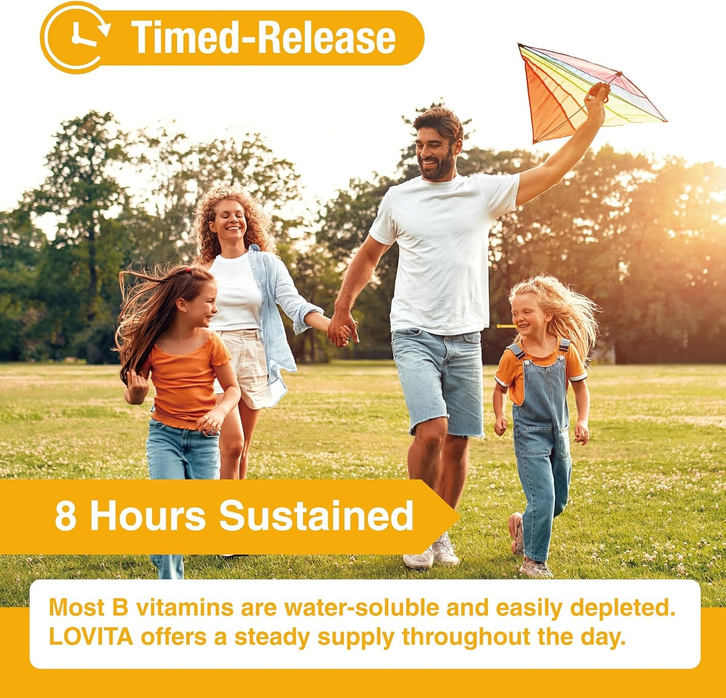 Timed Release Vegan Vitamin B12 1000 mcg Tablets - Supports Nervous System - 60 Vegetarian Tablets x 3 Packs - Cyanocobalamin Formula - 2 Month Supply