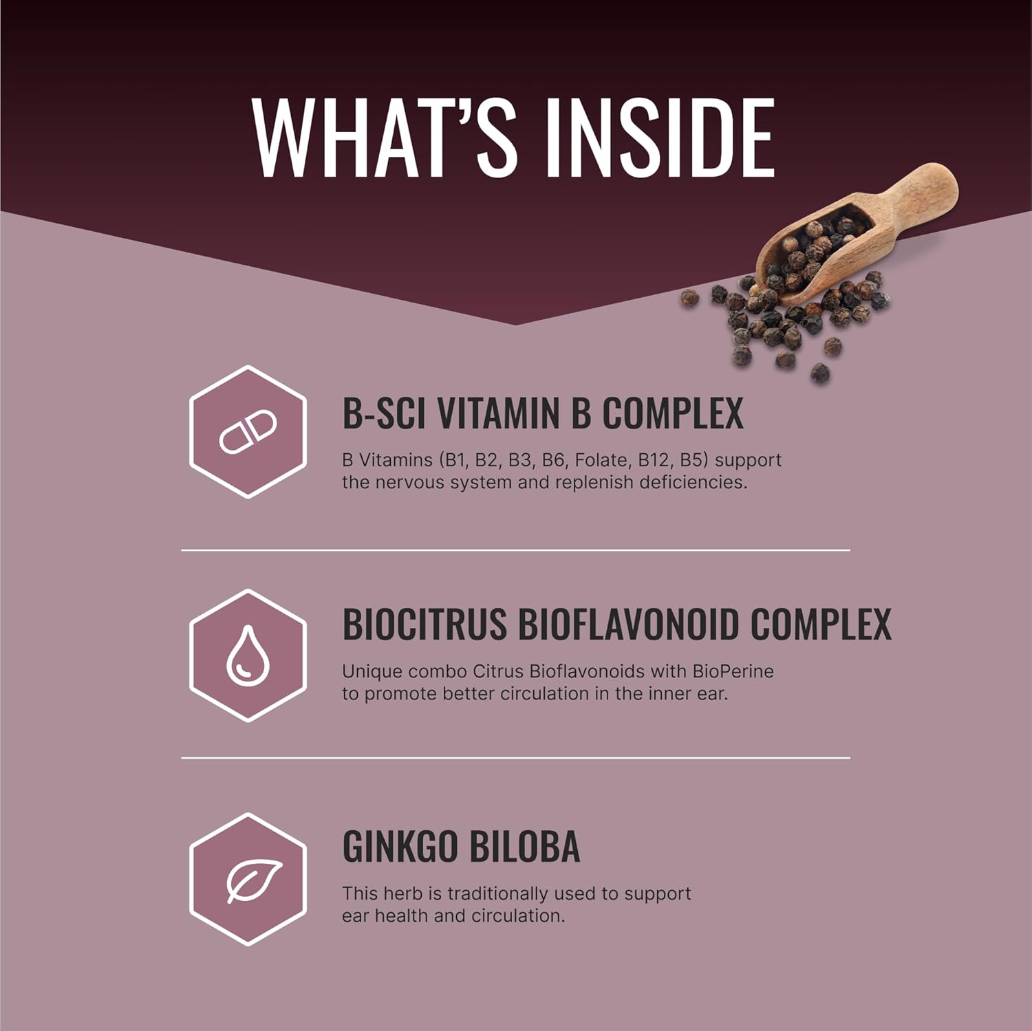 Tinnitol Tinnitus Support Supplement - Reduce Ringing in Ears - Enhance Inner Ear Health - 60 Capsules - USA Made