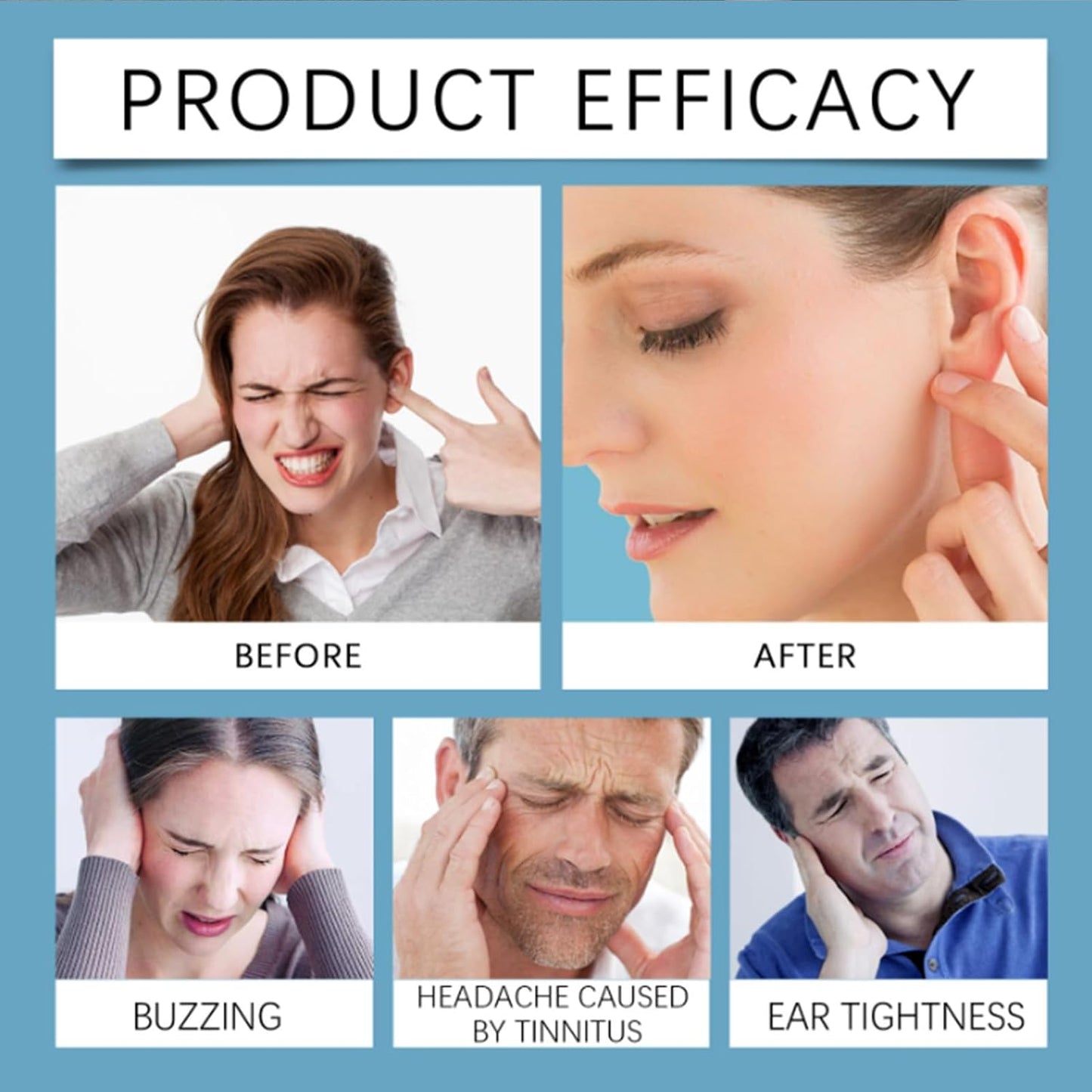 Tinnitus Relief Inhaler Pack - Natural & Gentle Echo Ease Nose Inhaler for Silencing Tinnitus Symptoms (3 Pack)