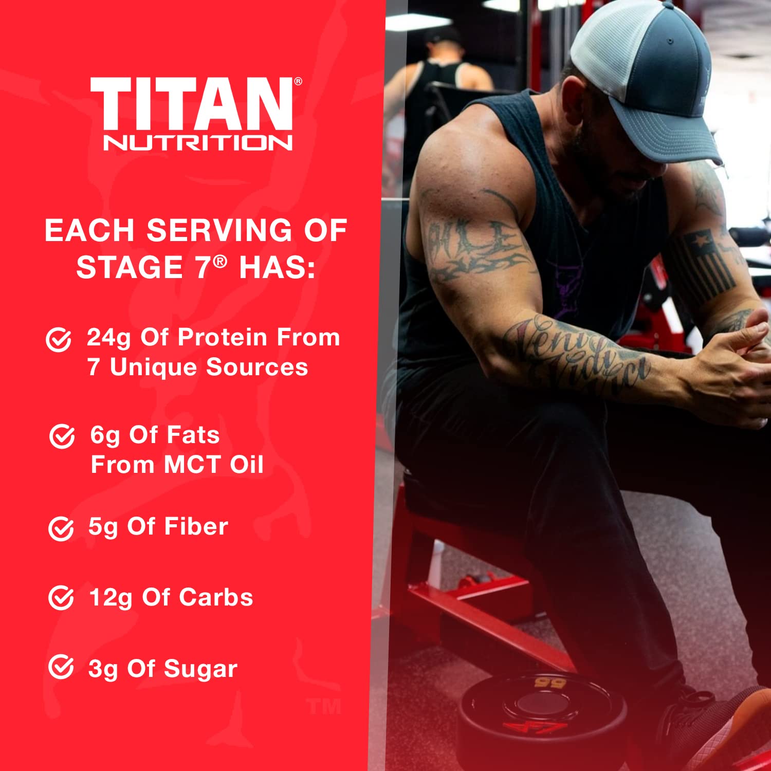 Titan Nutrition MealFix Meal Replacement Powder - 3 lbs, 24g Protein, Digestive Enzymes, MCT Oil, Gluten-Free - Brownie Batter Flavor for Energy & Muscle Mass Support