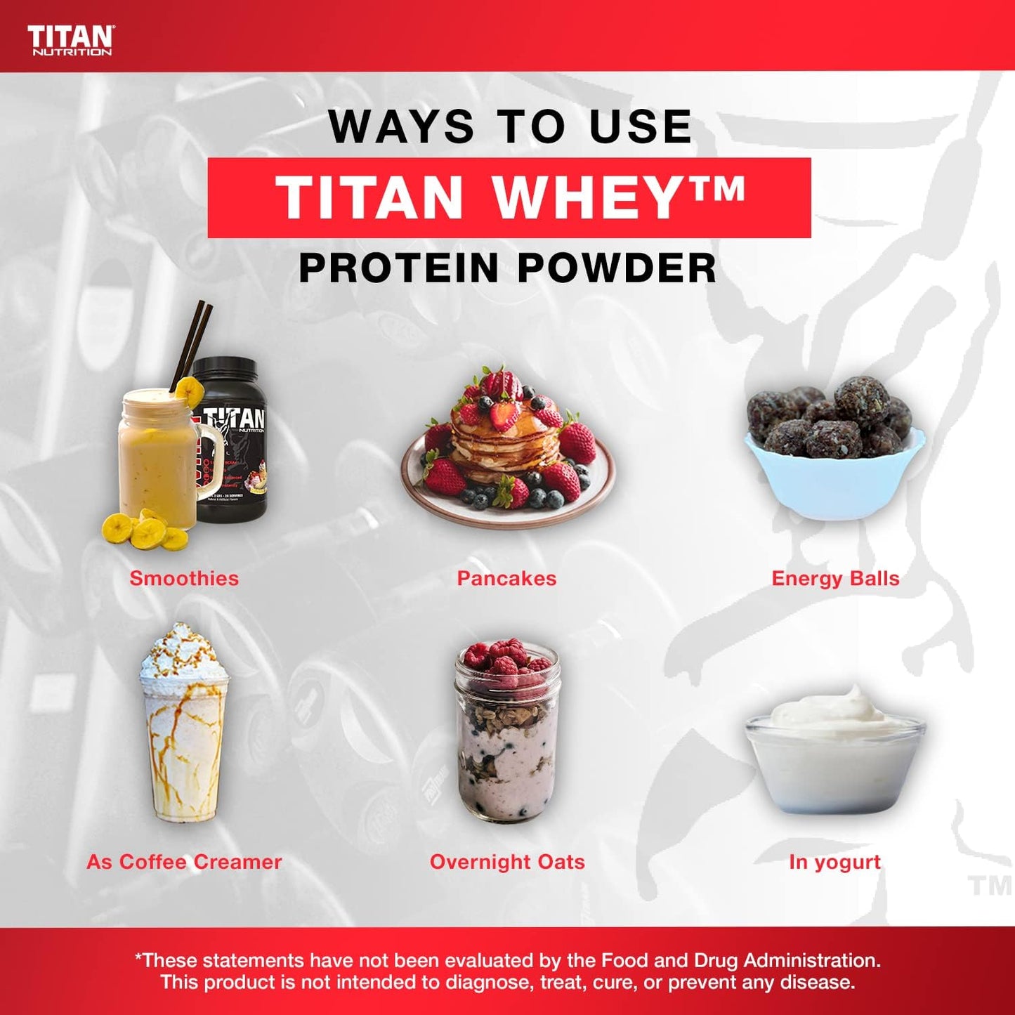 Titan Nutrition Titan Whey Protein Powder - Premium Formula for Lean Muscle Mass & Digestive Health - 23g Protein, BCAAs, Digestive Enzymes - Toffee Macchiato Flavor - 2lb