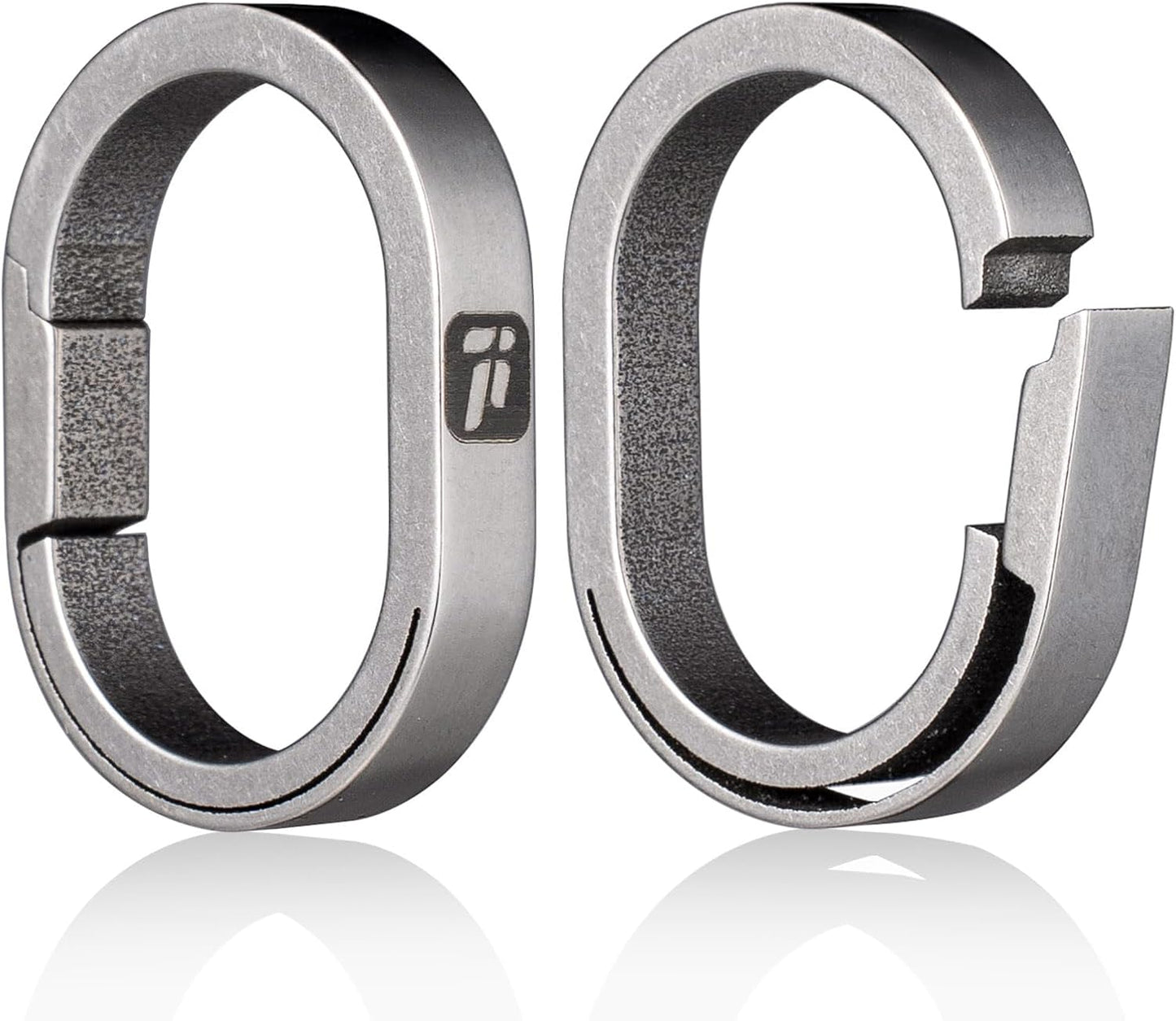 Titanium Quick Release Key Chain Rings Mini Carabiner for Keys and Bags