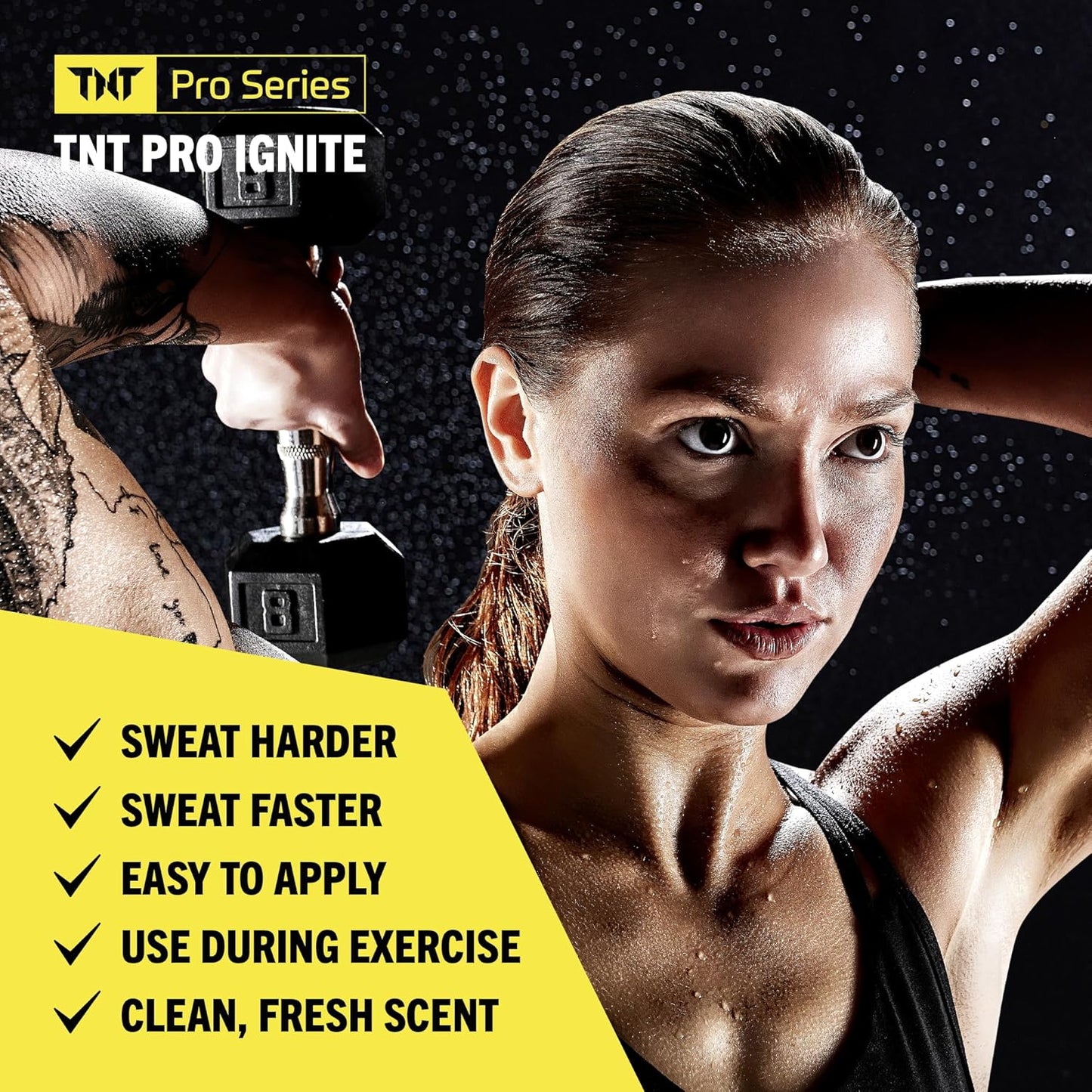 TNT Pro Series IGNITE Sweat Gel - Advanced Natural Workout Cream for Sweating