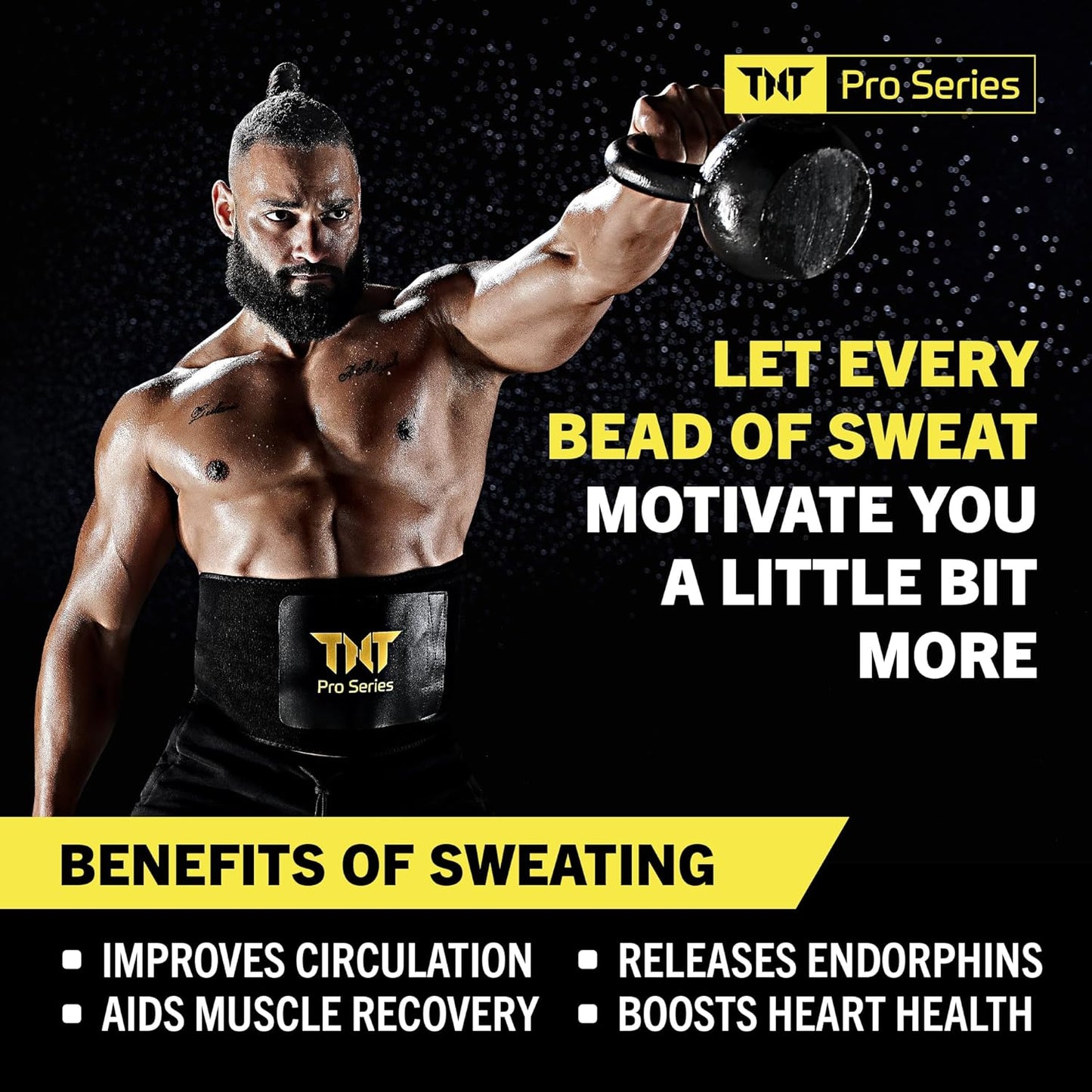 TNT Pro Series IGNITE Sweat Gel - Advanced Natural Workout Cream for Sweating