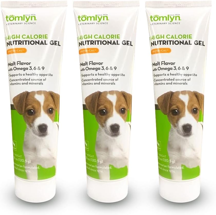 Tomlyn Nutri-Cal High Calorie Nutritional Gel for Puppies - 3 Pack, 4.25 oz