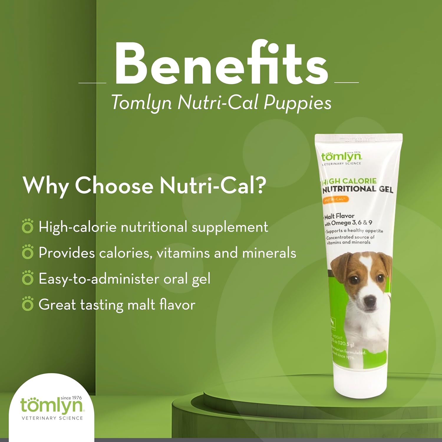 Tomlyn Nutri-Cal High Calorie Nutritional Gel for Puppies - 3 Pack, 4.25 oz