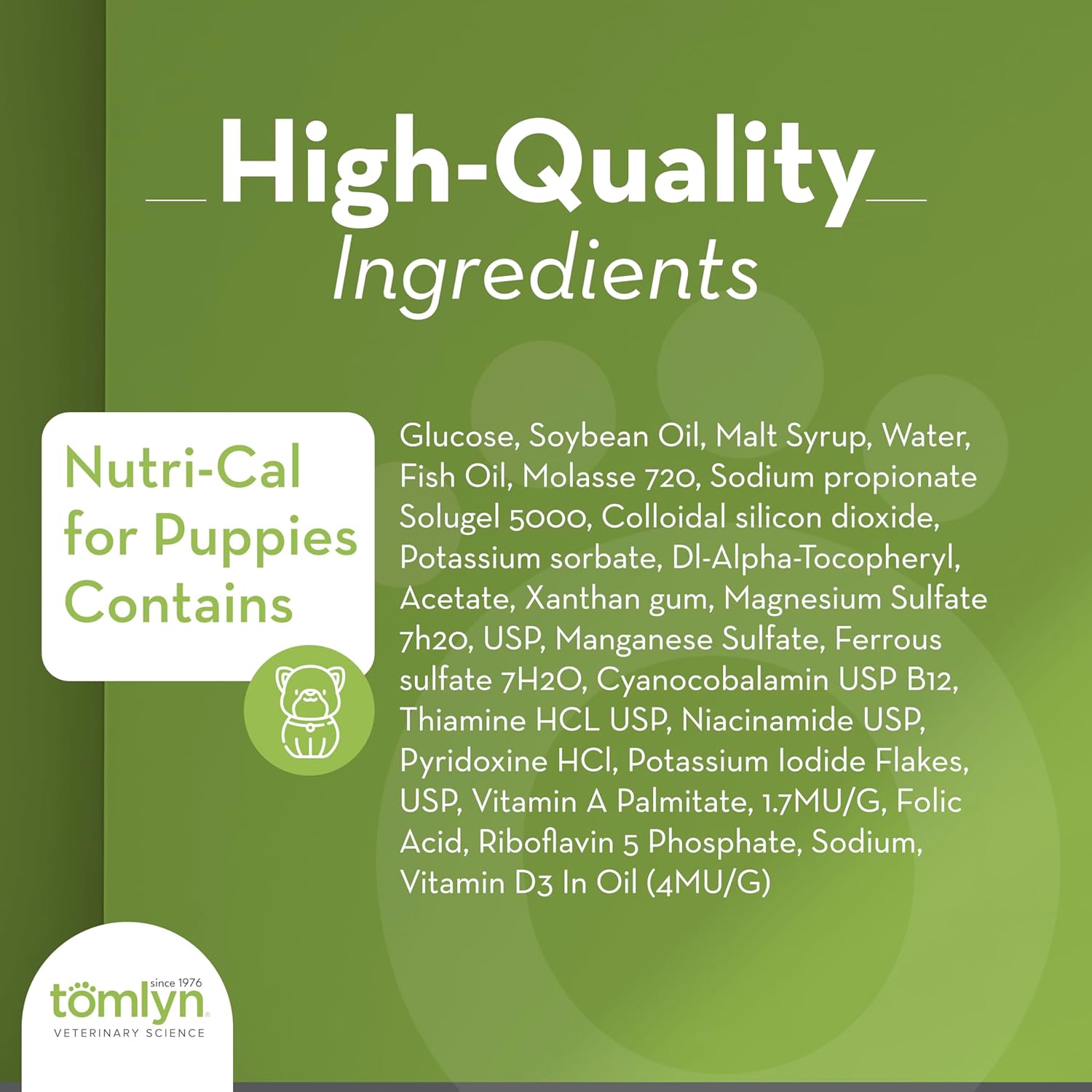 Tomlyn Nutri-Cal High Calorie Nutritional Gel for Puppies - 3 Pack, 4.25 oz