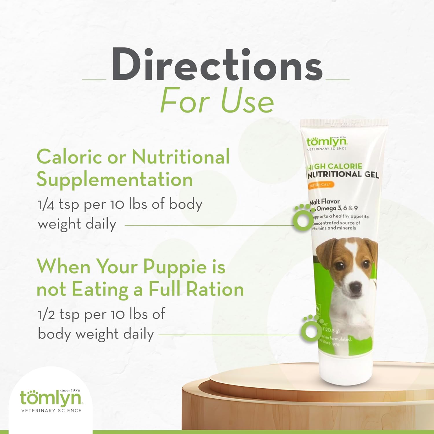 Tomlyn Nutri-Cal High Calorie Nutritional Gel for Puppies - 3 Pack, 4.25 oz
