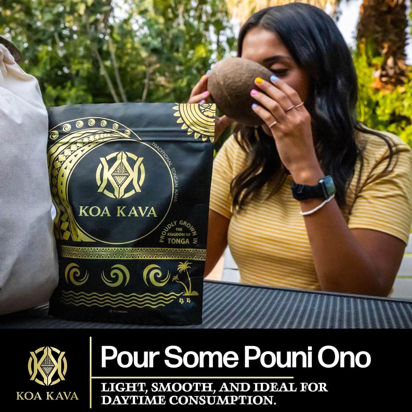 Tongan Kava Kava Root Powder - 1 lb Bag of Noble Pouni ONO Kava Tea Drink from Vava'u