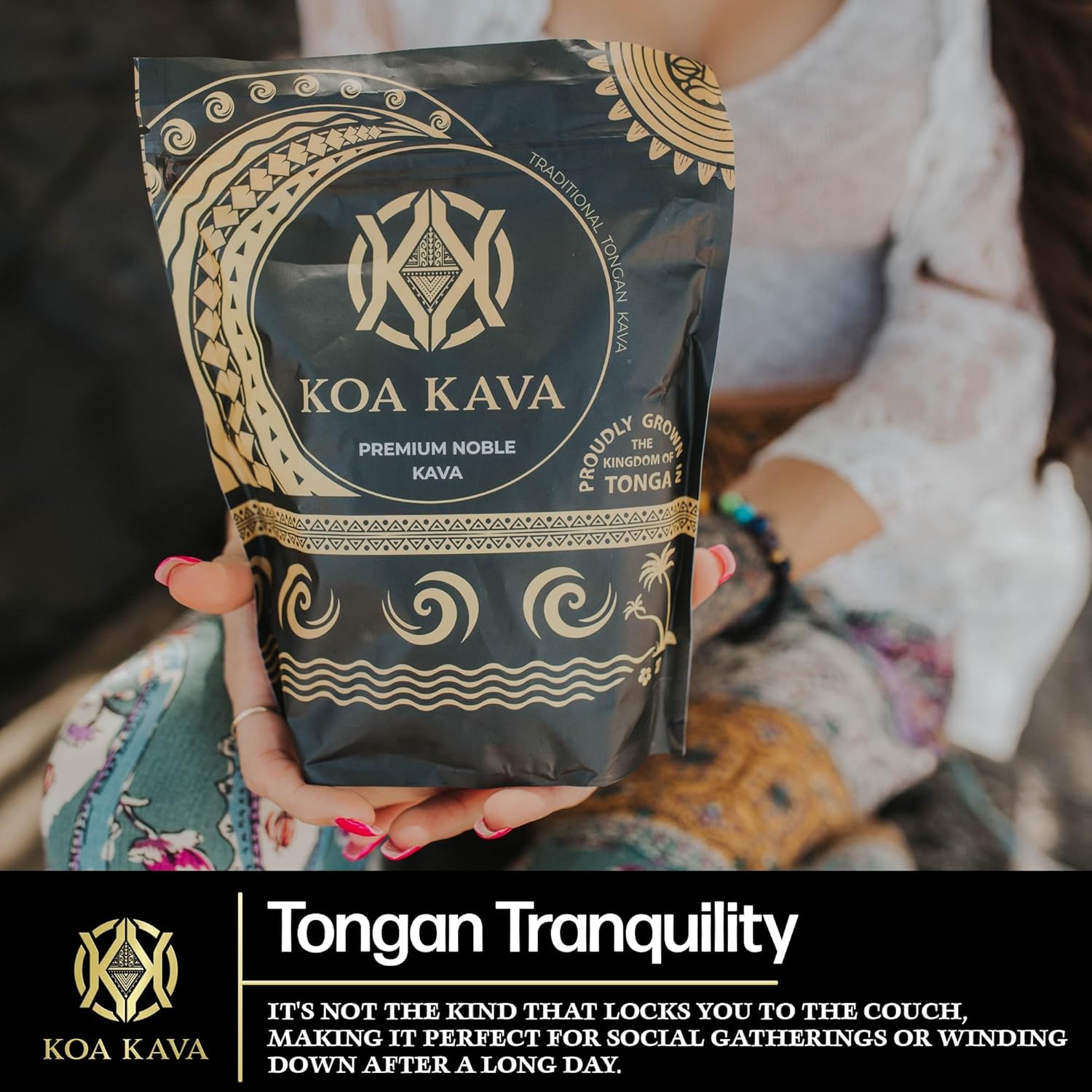 Tongan Kava Kava Root Powder - 1 lb Bag of Noble Pouni ONO Kava Tea Drink from Vava'u