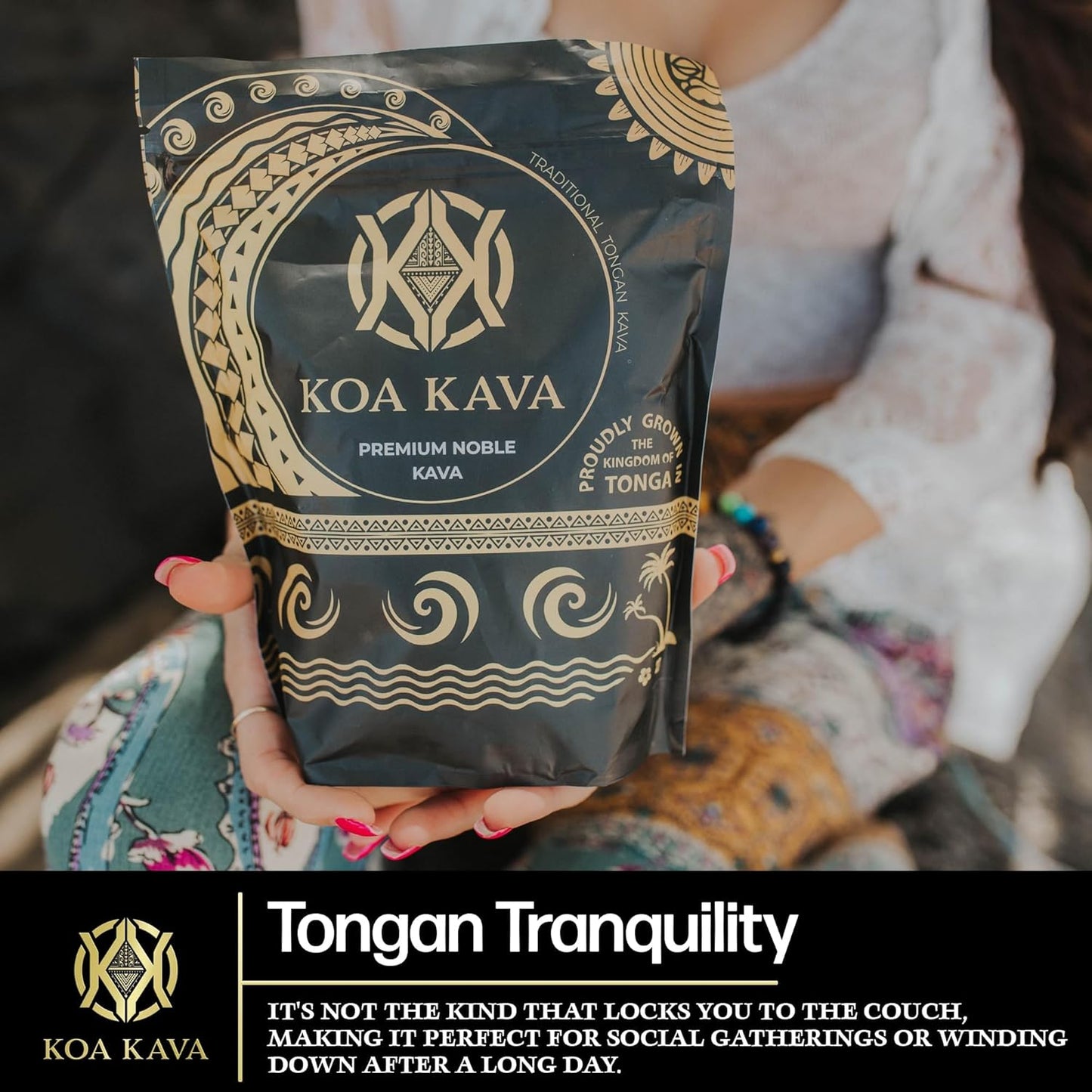 Tongan Kava Kava Root Powder - 1 lb Bag of Noble Pouni ONO Kava Tea Drink from Vava'u